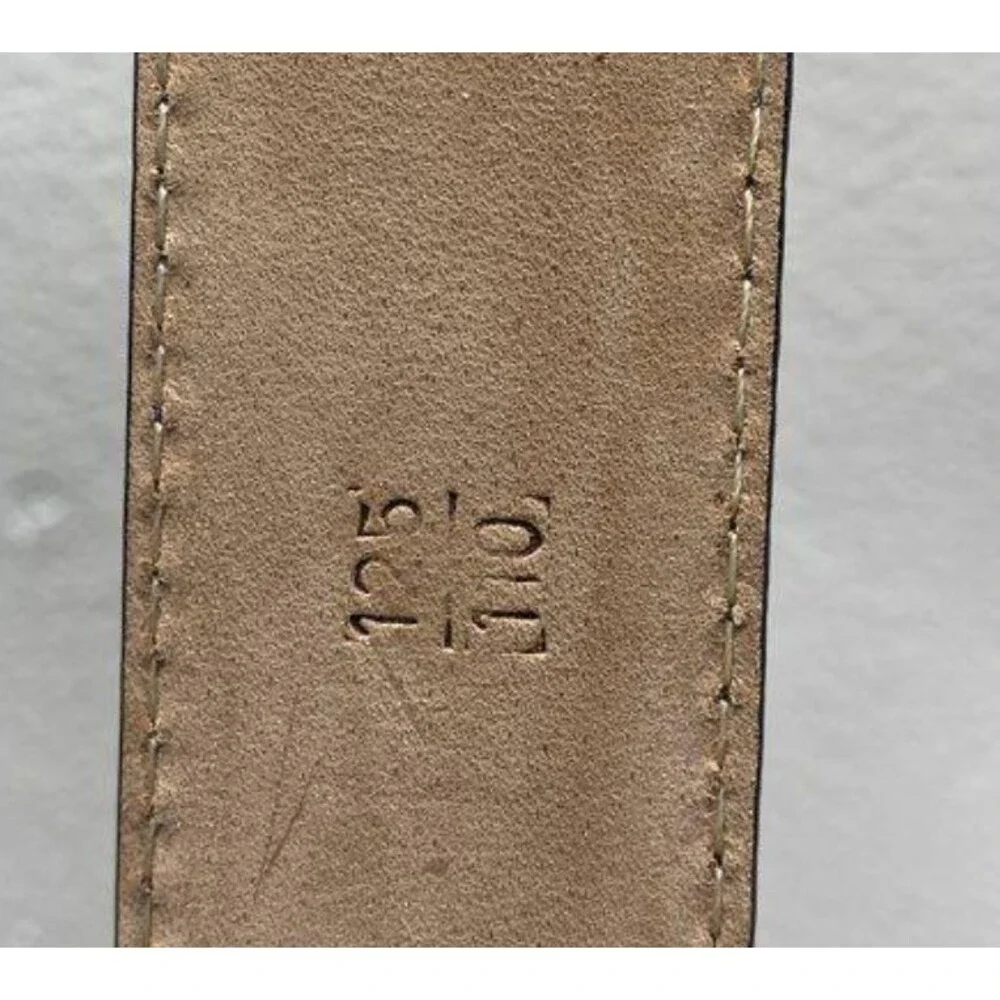 Prevedoni Bellagio Blue Leather Belt - Made in Italy - Pristine Size 46 / 115cm